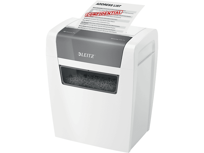 Leitz IQ Home P4 Aktenvernichter 6 Blatt Partikelschnitt 4 x 28 mm P-4 15 l Vernichtet auch Bürokla