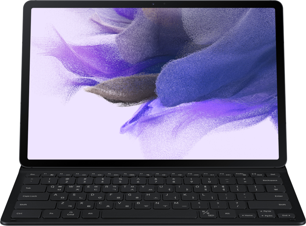 SAMSUNG Toetsenbordcover Galaxy Tab S7 Plus / Plus Lite Zwart (EF-DT730BBFGBE)