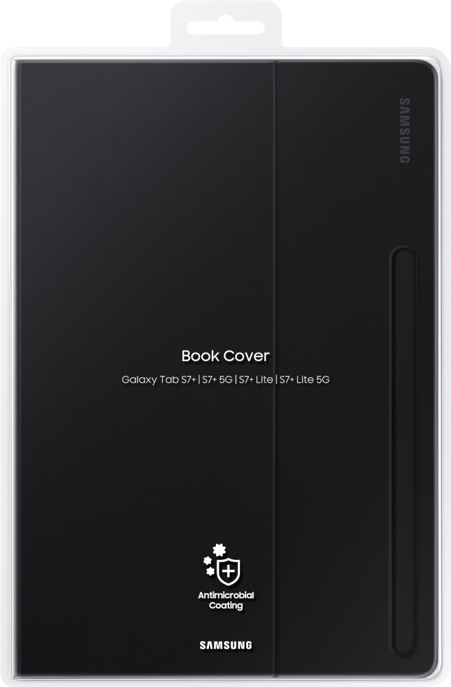 SAMSUNG Etui de protection Galaxy Tab S7 Plus / S7 Plus Lite Noir (EF-BT730PBEGEU)