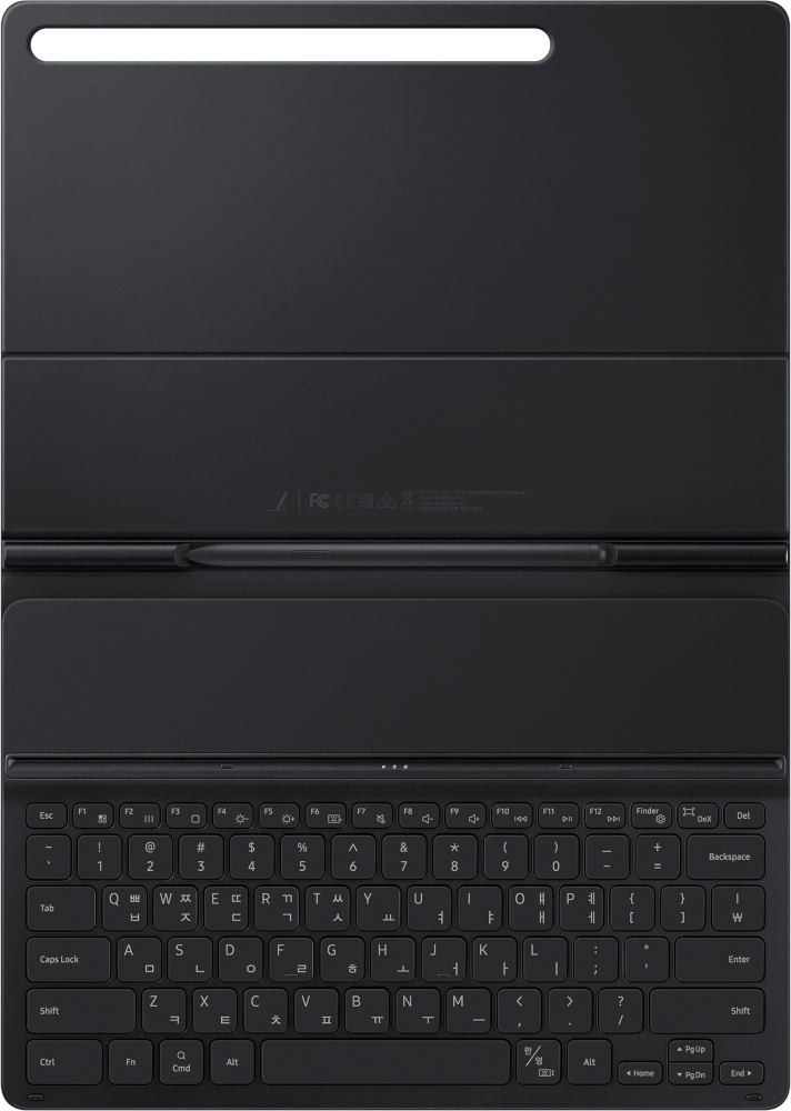SAMSUNG Toetsenbordcover Galaxy Tab S7 Plus / Plus Lite Zwart (EF-DT730BBFGBE)