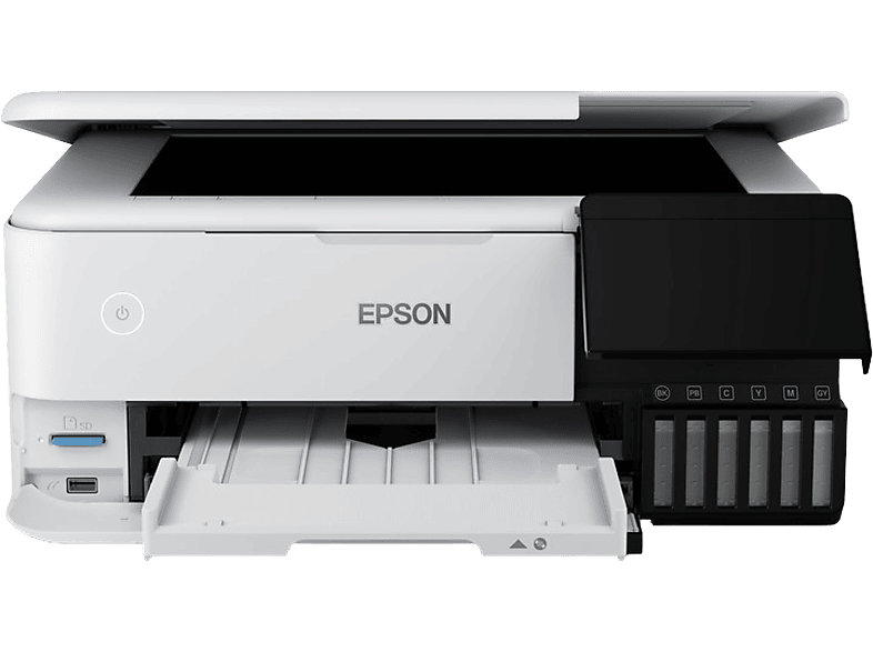 Epson EcoTank ET-8500, A4, Inyección de tinta, Impresión Color/B&N, Wi-Fi, Blanco