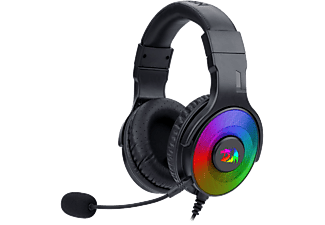 REDRAGON H350RGB Pandora gamer headset, RGB háttérvilágítás, 2x JACK csatlakozó, USB táp