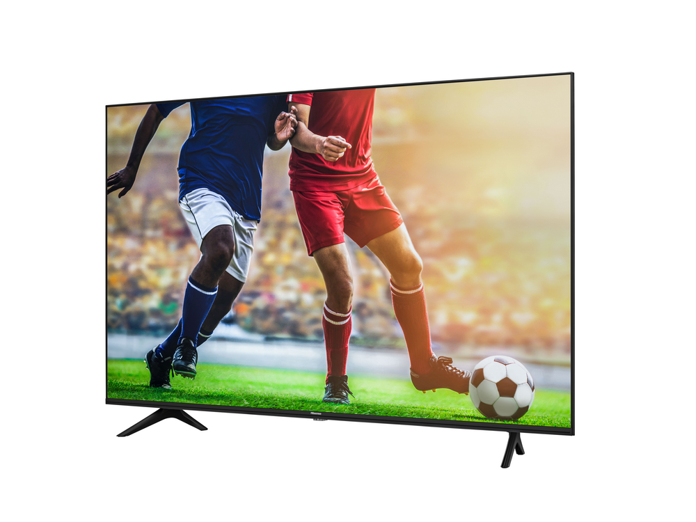 TV LED 58" - Hisense 58A7100F, UHD 4K, HLG, HDR10, Modo Juego, Dolby Vision, Control por voz, Negro