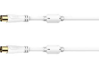 HAMA 100 dB Koax-Stecker auf Koax-Kupplung Antennen-Kabel