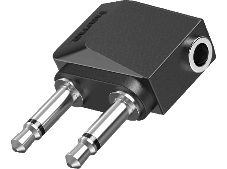 HAMA 2x 3.5 mm Klinken-Stecker auf 1x 3.5 mm Klinken-Kupplung, Audio-Adapter
