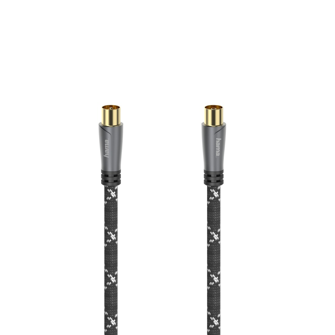 HAMA 120 Koax-Stecker 10 dB, Koax-Kupplung m auf Antennen-Kabel