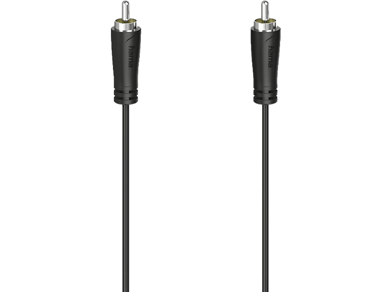 Cinch-Stecker m Cinch-Stecker, 3 Audio-Kabel, HAMA auf