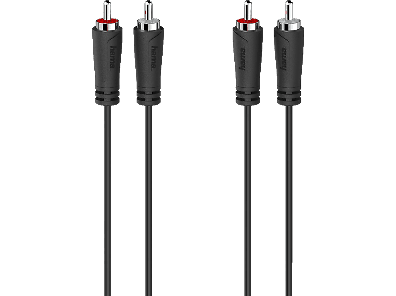 Audiokabel, Cinch-Stecker, 2x m Cinch-Stecker auf HAMA 2x 5