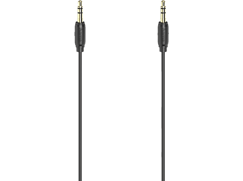 HAMA Kabel, 1,5 3.5-mm-Klinken-Stecker m auf 3.5-mm-Klinken-Stecker,