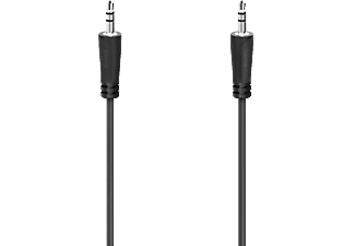 HAMA 3.5-mm-Klinken-Stecker auf 3.5-mm-Klinken-Stecker, Kabel, 0,5 m