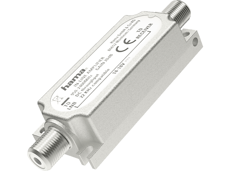 HAMA 20 dB SAT-Inline Verstärker | Adapter & Kabel