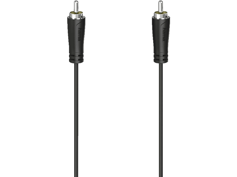 Cinch-Stecker, 1,5 m Audio-Kabel, Cinch-Stecker HAMA auf