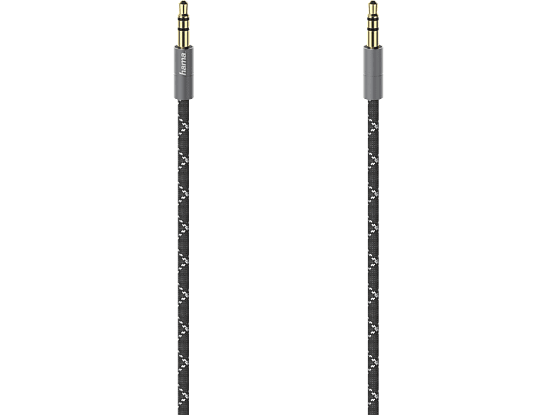 HAMA 3.5-mm-Klinken-Stecker auf 0,75 m Kabel, Stecker