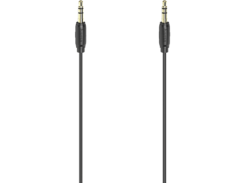 HAMA 3.5-mm-Klinken-Stecker auf 3.5-mm-Klinken-Stecker, 5 m Audio-Kabel