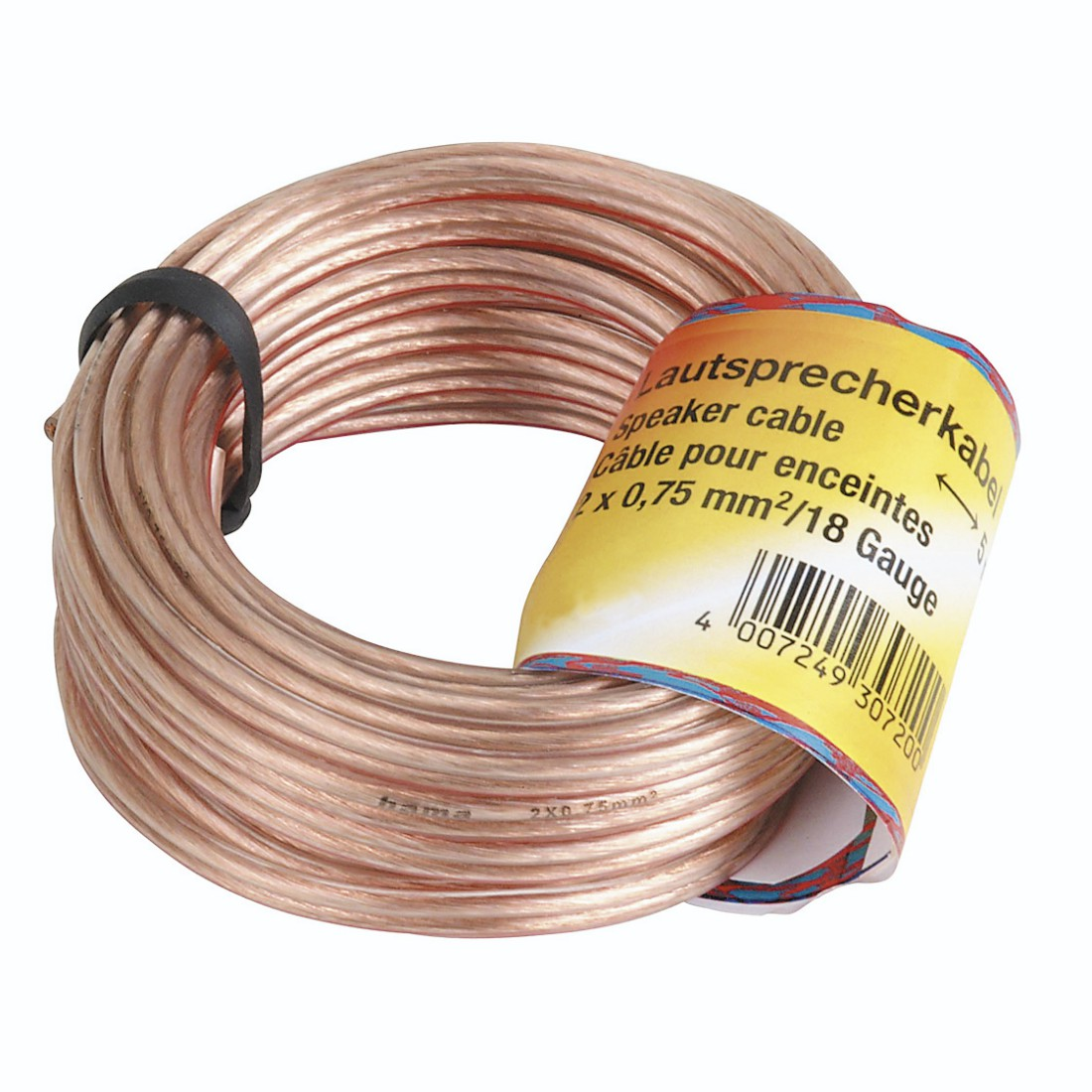 2x m mm² Lautsprecher-Kabel, 0.75 HAMA 10