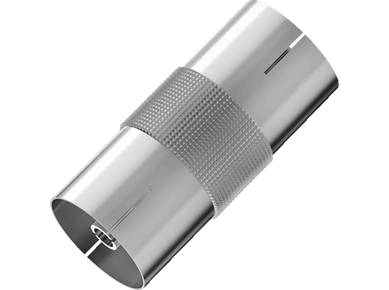 Hama Antennen-Adapter Koax-Stecker/Koax-Kupplung 90° Silber kaufen