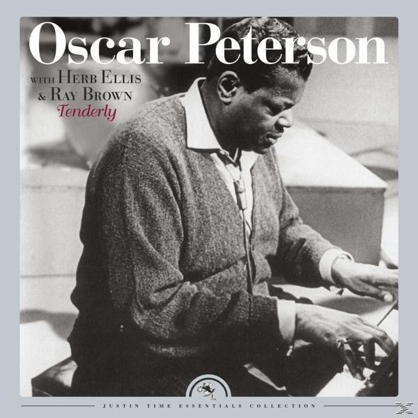 Album borítója: Oscar Peterson zongorázik. Cím: Tenderly.