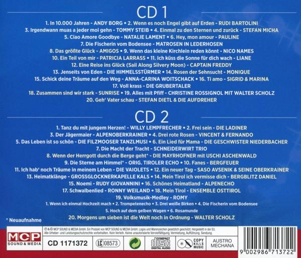 CD-Albumcover mit Titelliste und Text auf Deutsch. Enthält Album- und Künstlernamen.