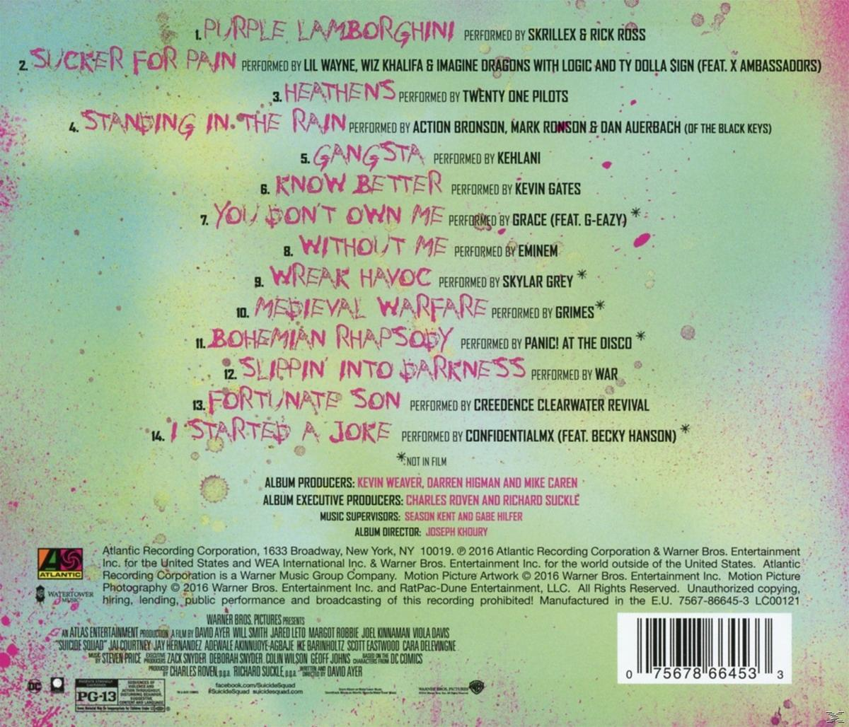 VARIOUS - Suicide Squad  - (CD)