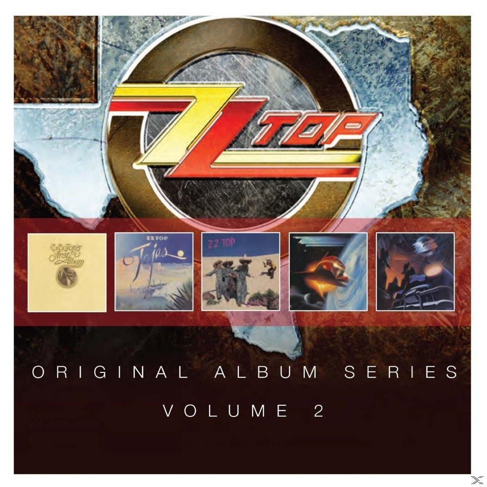 ZZ Top Original Album Series Volume 2 Albumcover mit fünf Albumcovern.