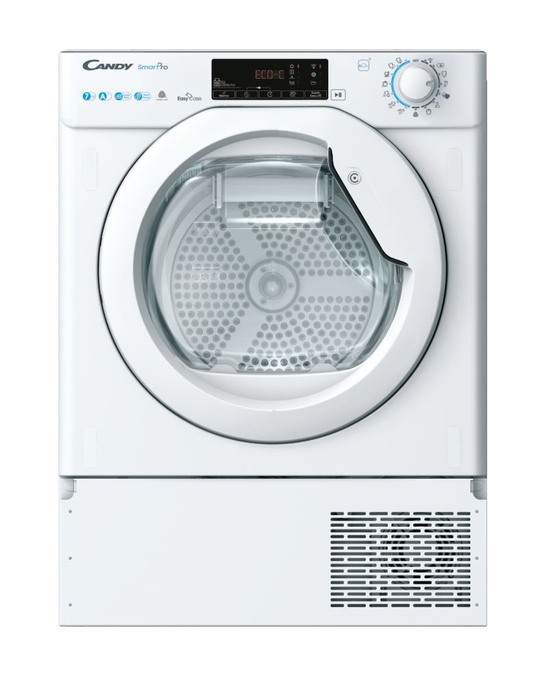 CANDY BCTD H7A1TE-S Wärmepumpentrockner (7 kg, A, Weiß)