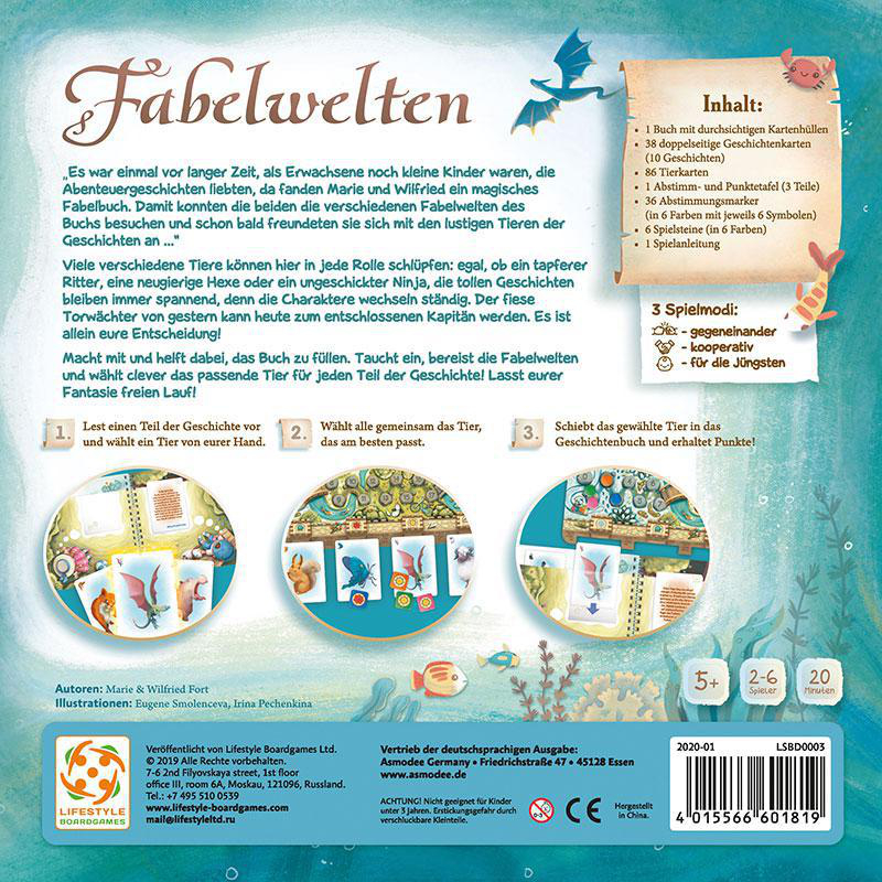 LIFESTYLE BOARDGAMES Fabelwelten Kinderspiel Mehrfarbig