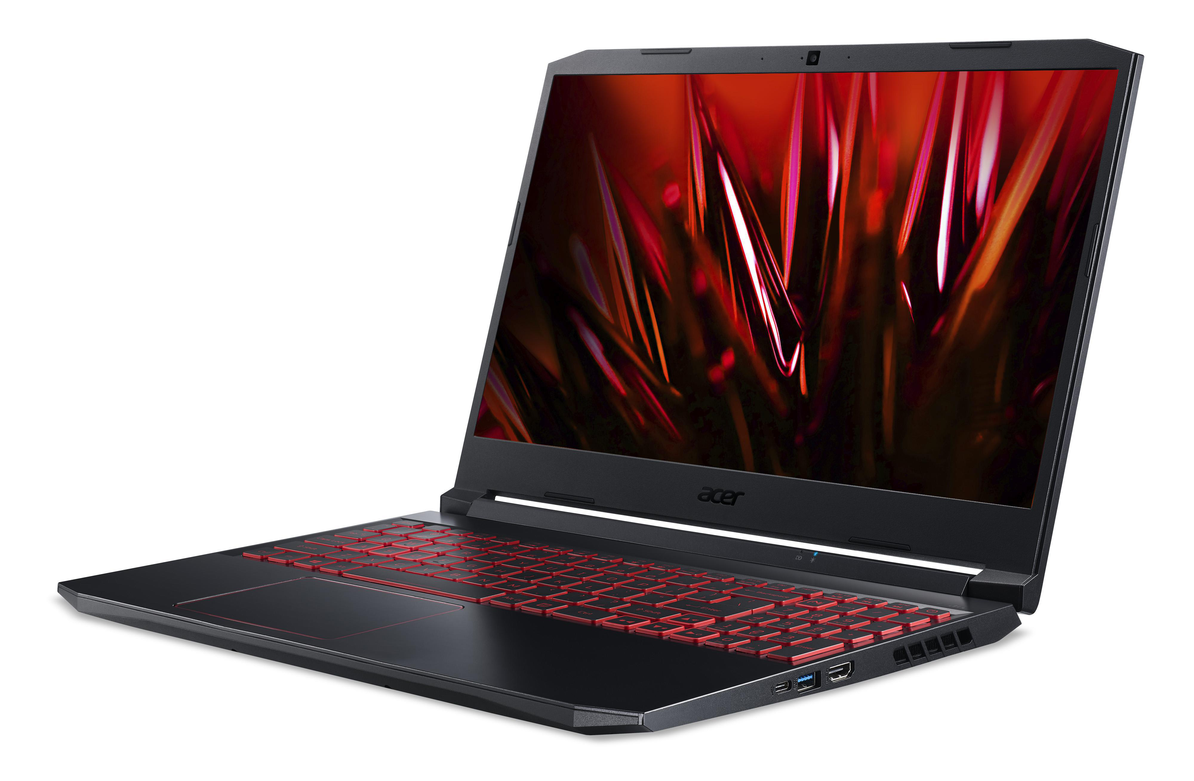 ACER Nitro 5 (AN515-44-R74R) mit roter Tastaturbeleuchtung - 15,6 Zoll - AMD Ryzen™ 5 4600H - 8 GB - 512 GB - NVIDIA GeForce® GTX 1650 - Windows 10 Home (64 Bit)