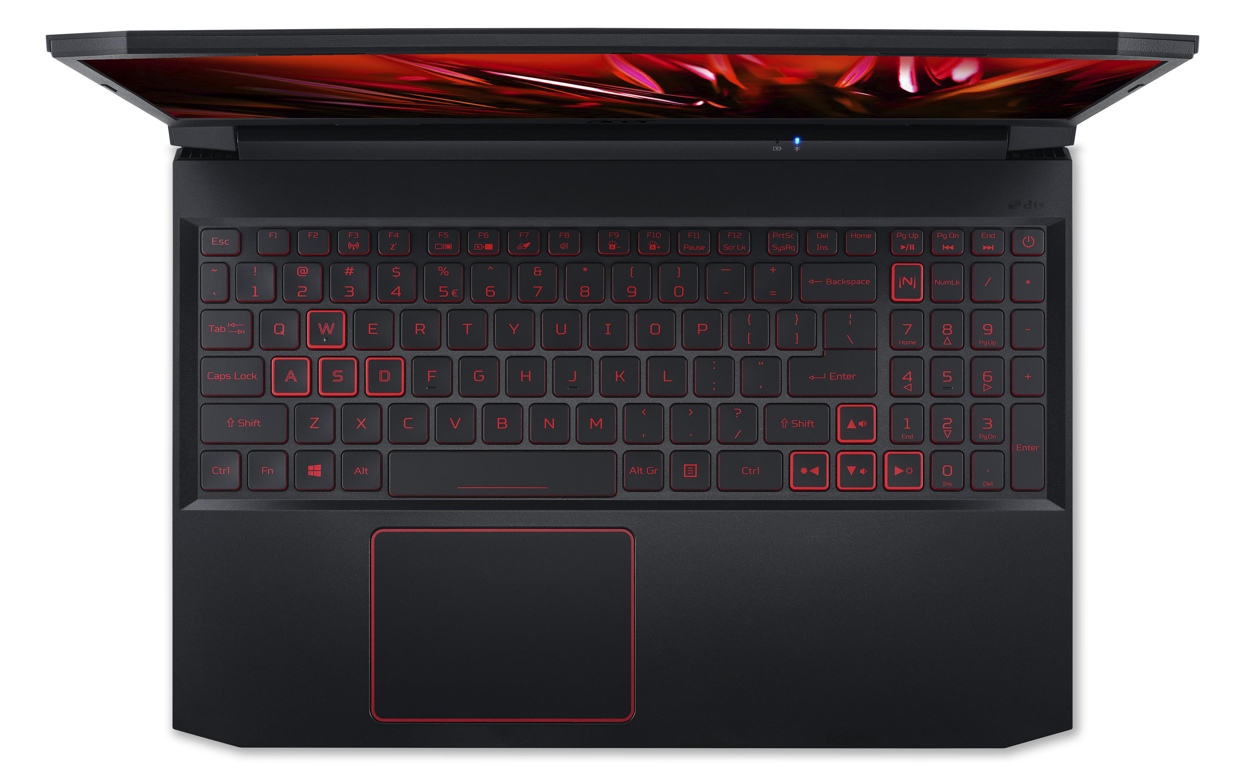 ACER Nitro 5 (AN515-44-R74R) mit roter Tastaturbeleuchtung - 15,6 Zoll - AMD Ryzen™ 5 4600H - 8 GB - 512 GB - NVIDIA GeForce® GTX 1650 - Windows 10 Home (64 Bit)