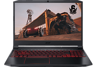 ACER Nitro 5 (AN515-44-R74R) mit roter Tastaturbeleuchtung, Gaming-Notebook mit 15,6 Zoll Display, AMD Ryzen™ 5 Prozessor, 8 GB RAM, 512 GB SSD, NVIDIA GeForce GTX 1650, Schwarz / Rot