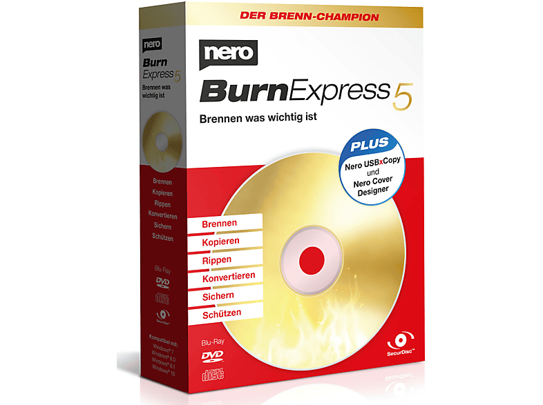 Nero Burn Express 5 [PC] Backup Software MediaMarkt