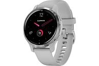 GARMIN Venu 2S - GPS-Smartwatch (Breite: 18 mm, Silikon, Silber/Hellgrau)