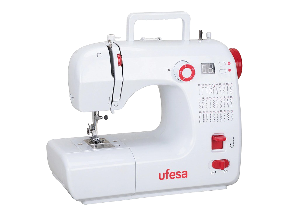 De Ufesa Sw 1201 facile con 12 programas 2 velocidades cortador hilo luz costura blanco sw1201 puntadas 6v