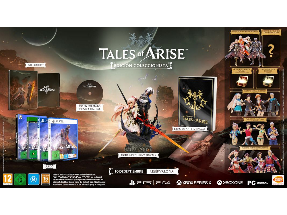 Xbox One & Xbox Series X Tales Of Arise (Ed. Coleccionista)