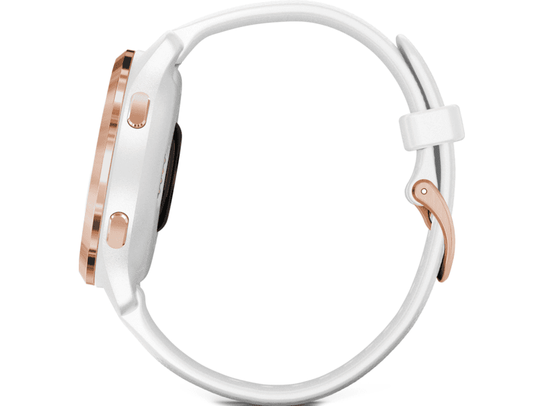 Montre connectée Garmin Venu 2S rose Gold avec bracelet blanc -  010-02429-13