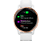 GARMIN Venu 2S - GPS-Smartwatch (Breite: 18 mm, Silikon, Rosegold/Weiss)