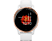 GARMIN Venu 2S - GPS-Smartwatch (Breite: 18 mm, Silikon, Rosegold/Weiss)