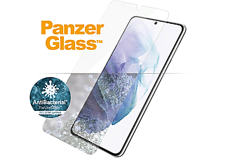 PANZERGLASS Antibacteriële Clear Case Friendly met Ultrasonische Vingerafdruktechnologie voor Samsung Galaxy S21+ 5G
