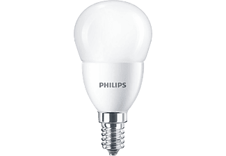 PHILIPS LED kisgömb izzó matt E14 60W, hideg fehér (195973)