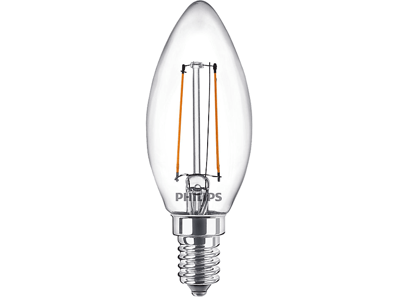 PHILIPS LED gyertya izzó E14 25W, meleg fehér (929001238395)