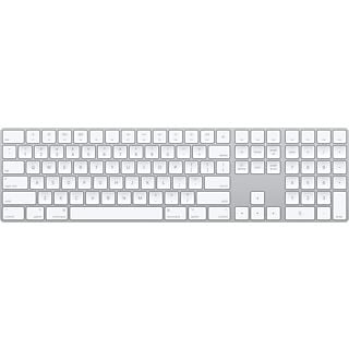 APPLE Magic Keyboard, teclado inalámbrico numérico, Bluetooth®, QWERTY Español, Plata