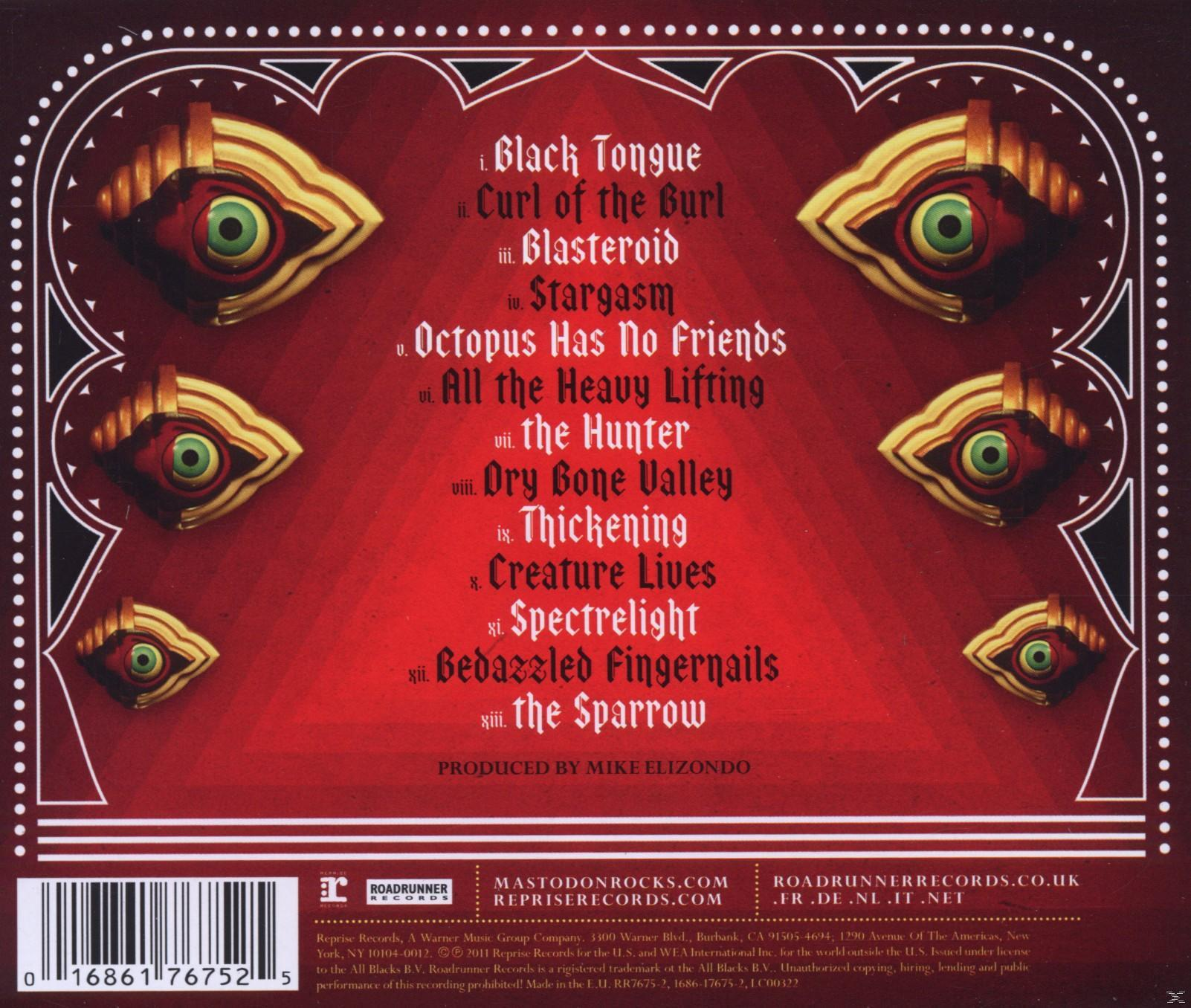 Albumcover mit künstlerischem Augendesign. Es hat Songtitel und Bandinfos.