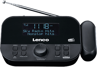 LENCO CR-615 - Radio numérique (FM, DAB+, DAB, Noir)