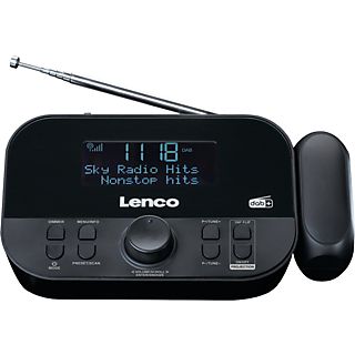 LENCO CR-615 - Digitalradio (FM, DAB+, DAB, Schwarz)