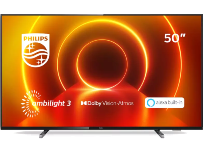 PHILIPS 50PUS7805 50'' 126 Ekran Uydu Alıcılı Smart Ambilight 4K Ultra HD LED TV
