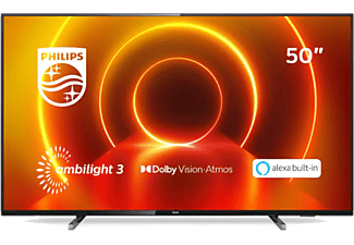 PHILIPS 50PUS7805 50'' 126 Ekran Uydu Alıcılı Smart Ambilight 4K Ultra HD LED TV