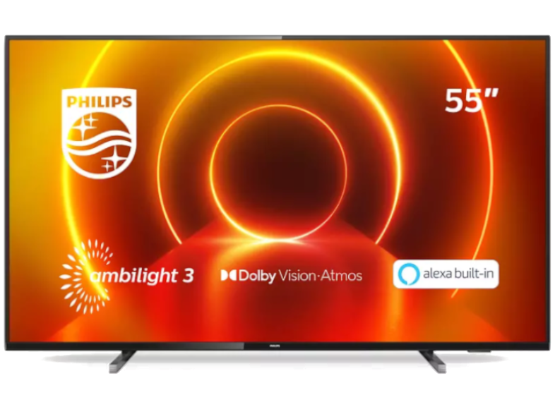 PHILIPS 55PUS7805 55'' 139 Ekran Uydu Alıcılı Smart 4K Ultra HD LED TV