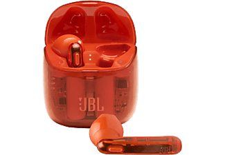 JBL TUNE 225TWS True Wireless fülhallgató Ghost Edition, átlátszó narancs