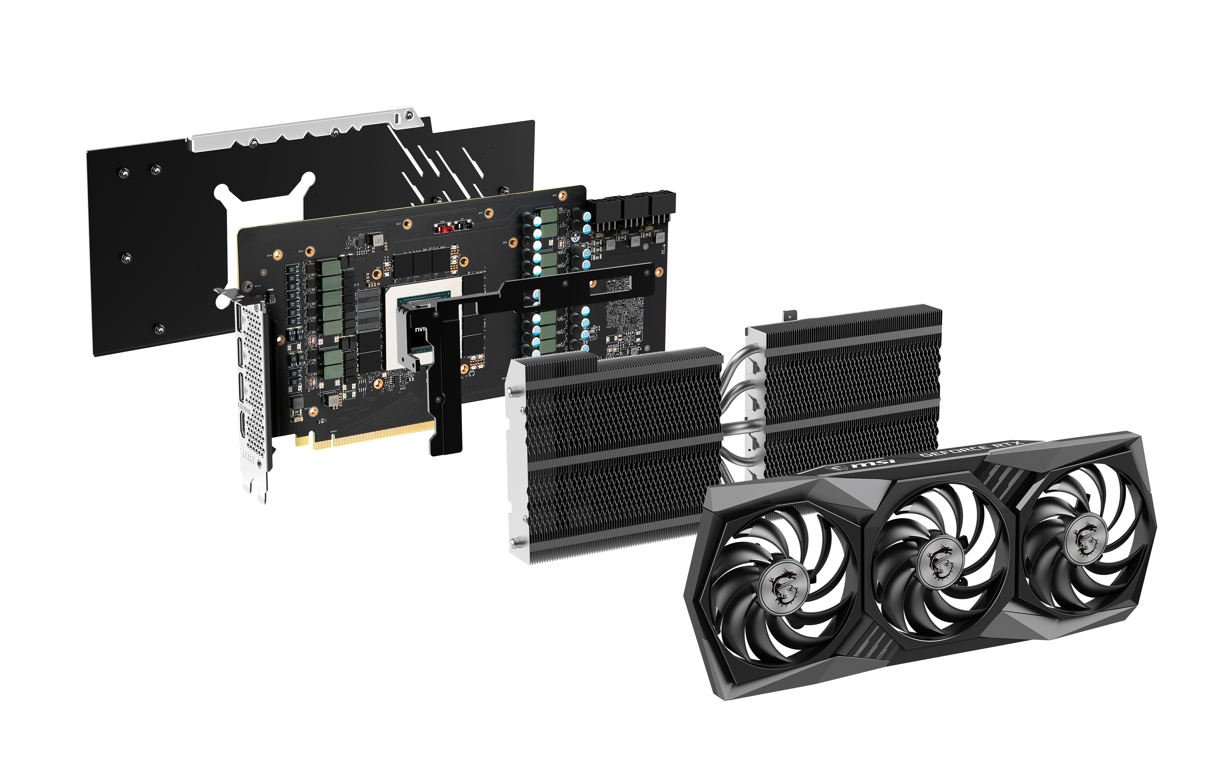 MSI GeForce RTX™ 3080 GAMING Z TRIO 10G (V389-045R) (NVIDIA, Grafikkarte)