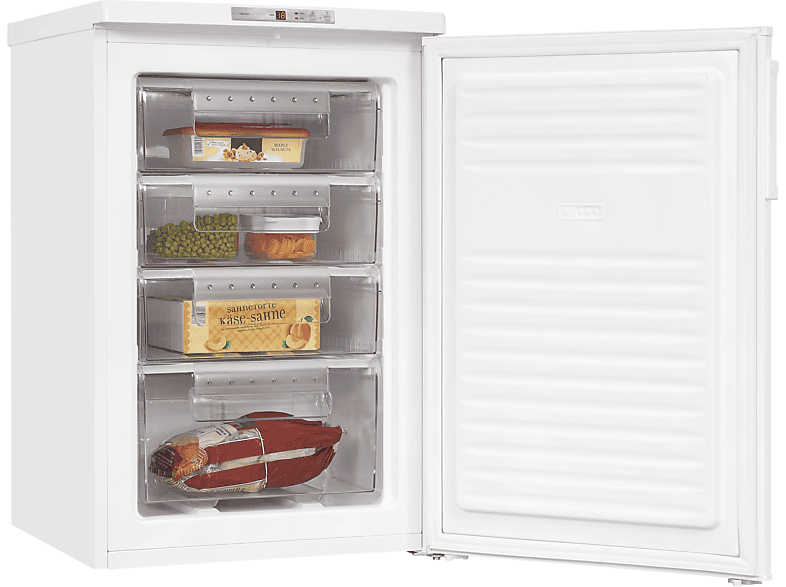 Exquisit GS80-HE-040E Gefrierschrank (E, 91 l, 855 mm hoch, Weiß)
