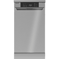 MediaMarkt SHARP QWNS1CF49ESEU Vaatwasser - Vrijstaand - 10 couverts - 49 dB(A) aanbieding